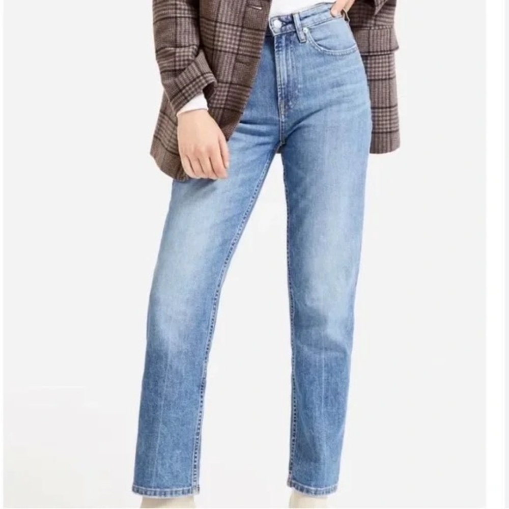 Everlane High Rise Straight Jean (Ankle)